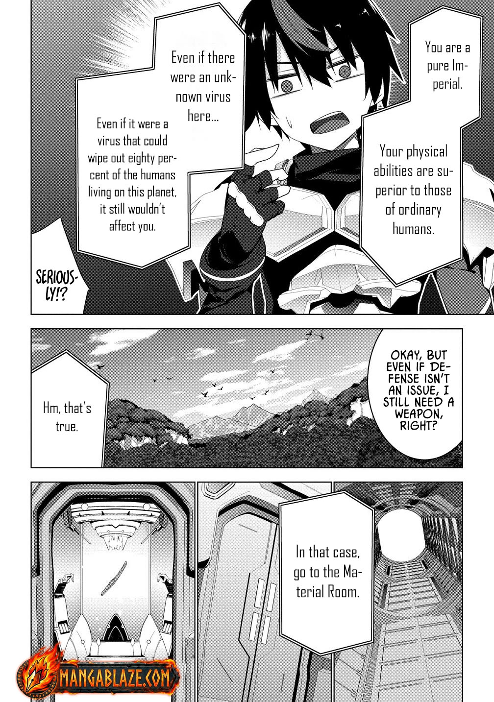 Teikoku Uchuu Gun Shozoku no Ore desu ga, Mikai no Wakusei ni Sounan Shima Shita – Chapter 01.1 – Page 4