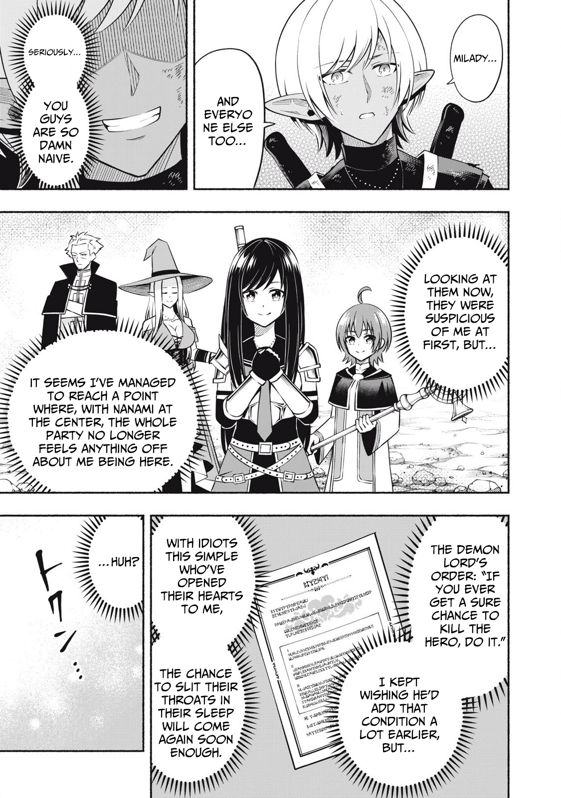 Yuusha" Party ni Sennyuu shita Maou-gun no Assassin ~Kiken-do SSS Class no Mission, Barenai You ni Ganbattetara Onna Yuusha ni Kiniirareta~ – Chapter 05.3 – Page 2