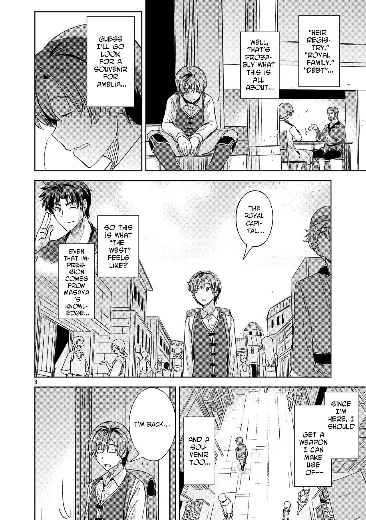 Gakeppuchi Kizoku no Ikinokori Senryaku – Chapter 04 – Page 8