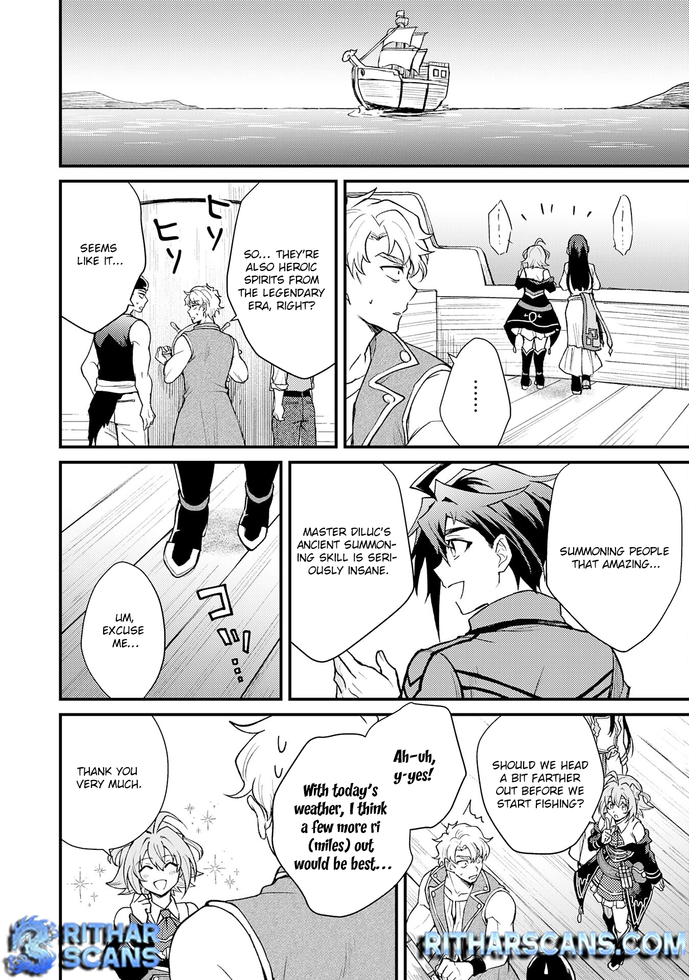 Tsuihou Kizoku wa, Hazure Skill "Kodai Shoukan" de Eirei-tachi to Henkyou Ryouchi wo Saikou suru ~Eirei-tachi wo Shoukan shitara Shitawareta no de, Saikyou Ryouchi wo Tsukuriagemasu~ – Chapter 10 – Page 32