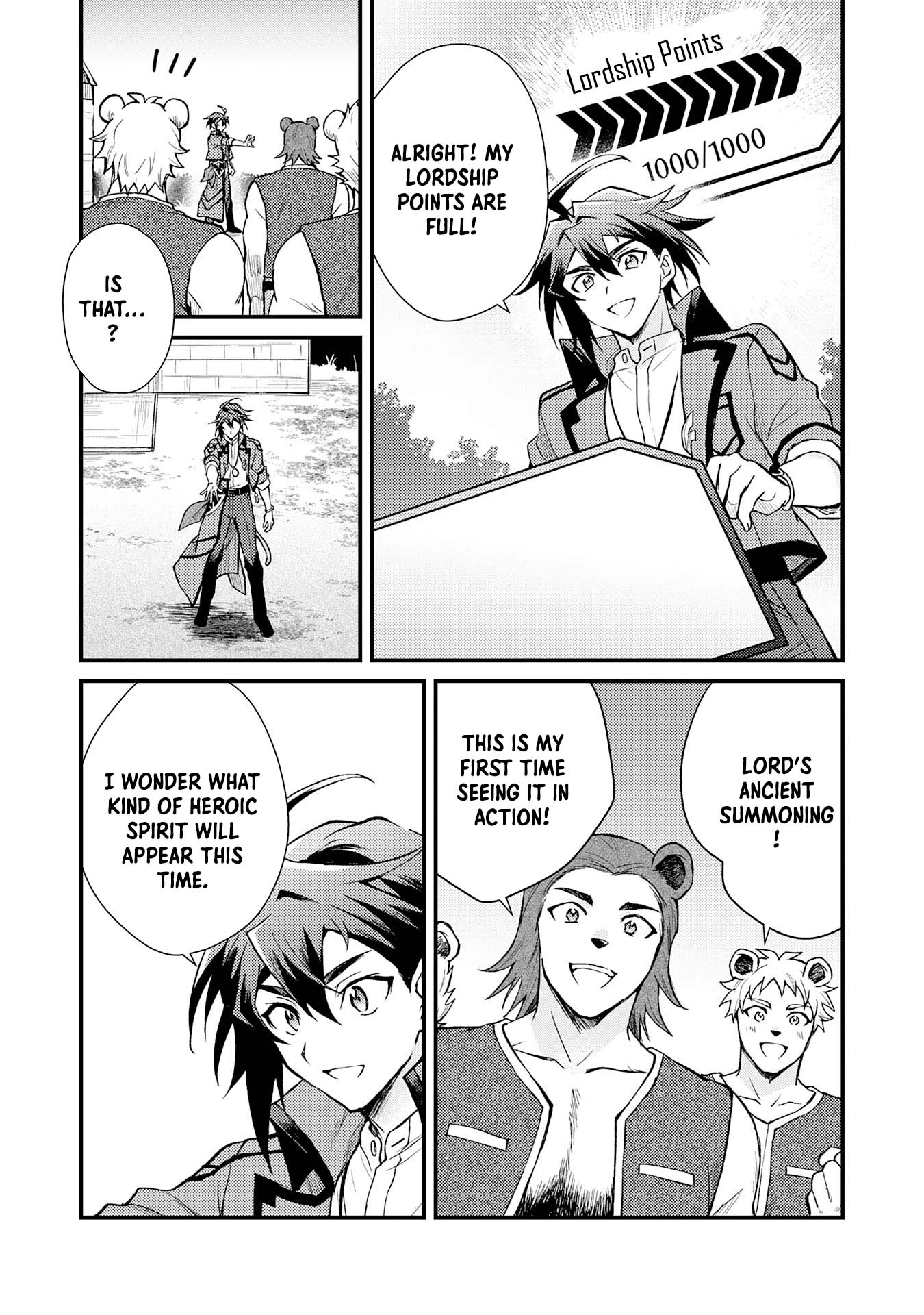 Tsuihou Kizoku wa, Hazure Skill "Kodai Shoukan" de Eirei-tachi to Henkyou Ryouchi wo Saikou suru ~Eirei-tachi wo Shoukan shitara Shitawareta no de, Saikyou Ryouchi wo Tsukuriagemasu~ – Chapter 09 – Page 8