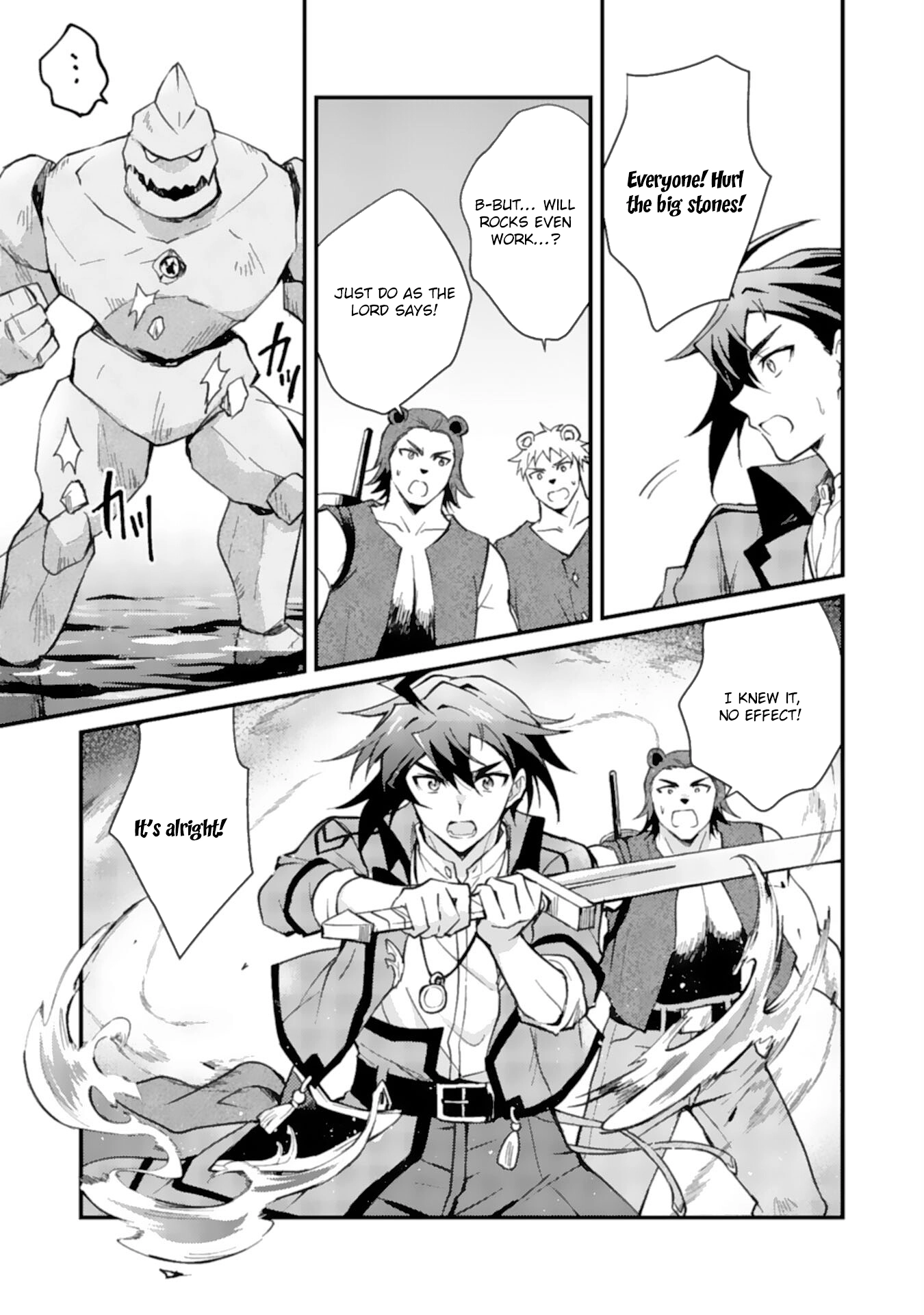 Tsuihou Kizoku wa, Hazure Skill "Kodai Shoukan" de Eirei-tachi to Henkyou Ryouchi wo Saikou suru ~Eirei-tachi wo Shoukan shitara Shitawareta no de, Saikyou Ryouchi wo Tsukuriagemasu~ – Chapter 05 – Page 15