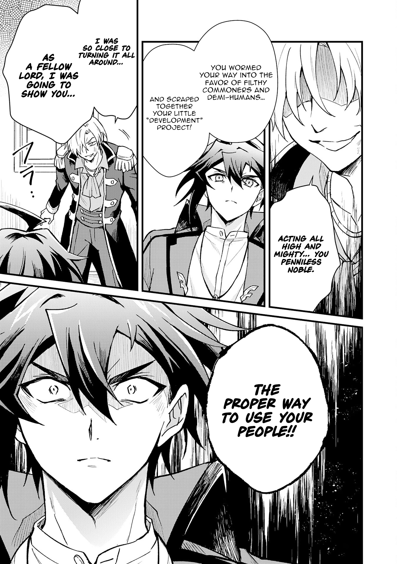 Tsuihou Kizoku wa, Hazure Skill "Kodai Shoukan" de Eirei-tachi to Henkyou Ryouchi wo Saikou suru ~Eirei-tachi wo Shoukan shitara Shitawareta no de, Saikyou Ryouchi wo Tsukuriagemasu~ – Chapter 16 – Page 24