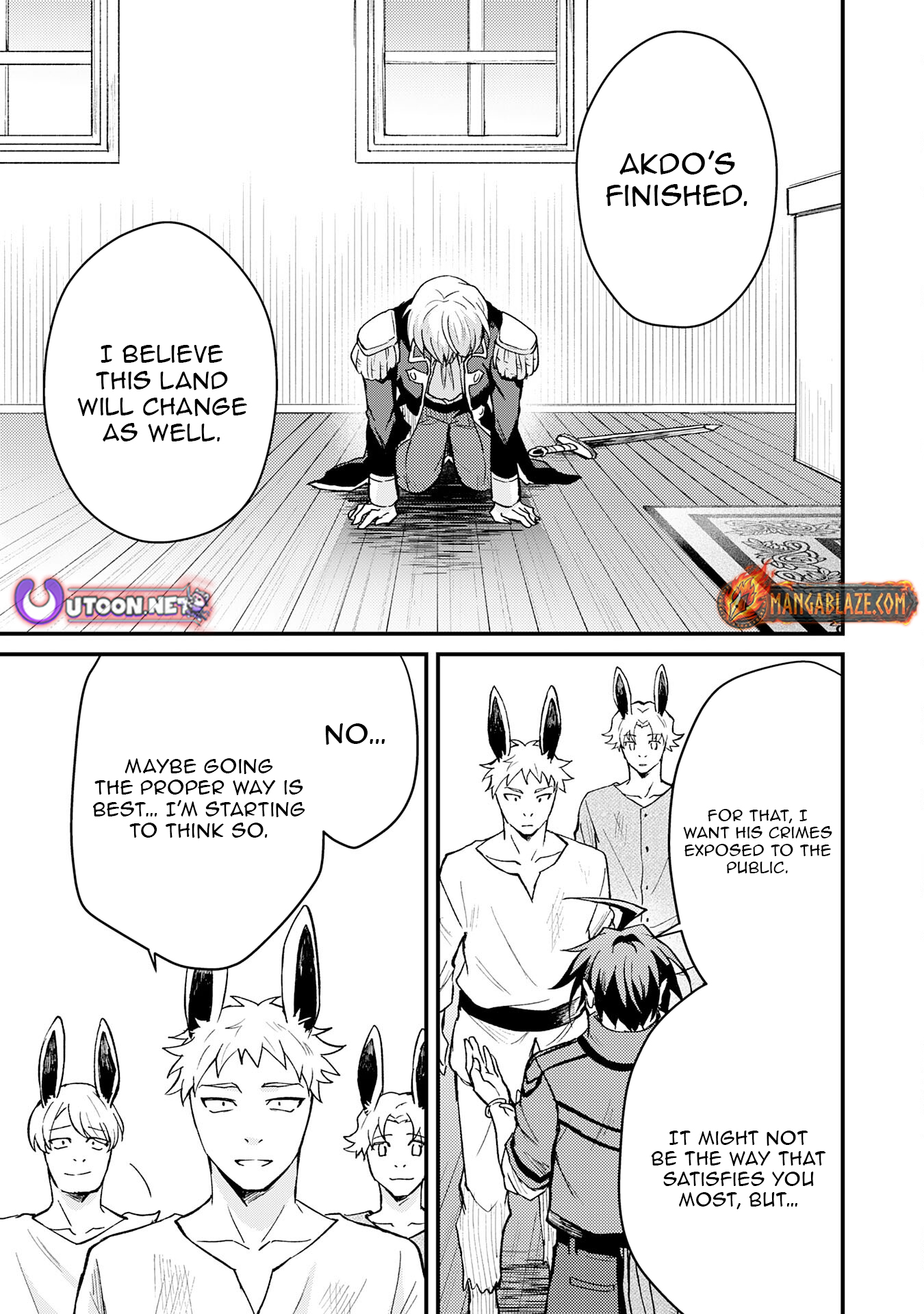 Tsuihou Kizoku wa, Hazure Skill "Kodai Shoukan" de Eirei-tachi to Henkyou Ryouchi wo Saikou suru ~Eirei-tachi wo Shoukan shitara Shitawareta no de, Saikyou Ryouchi wo Tsukuriagemasu~ – Chapter 16 – Page 36