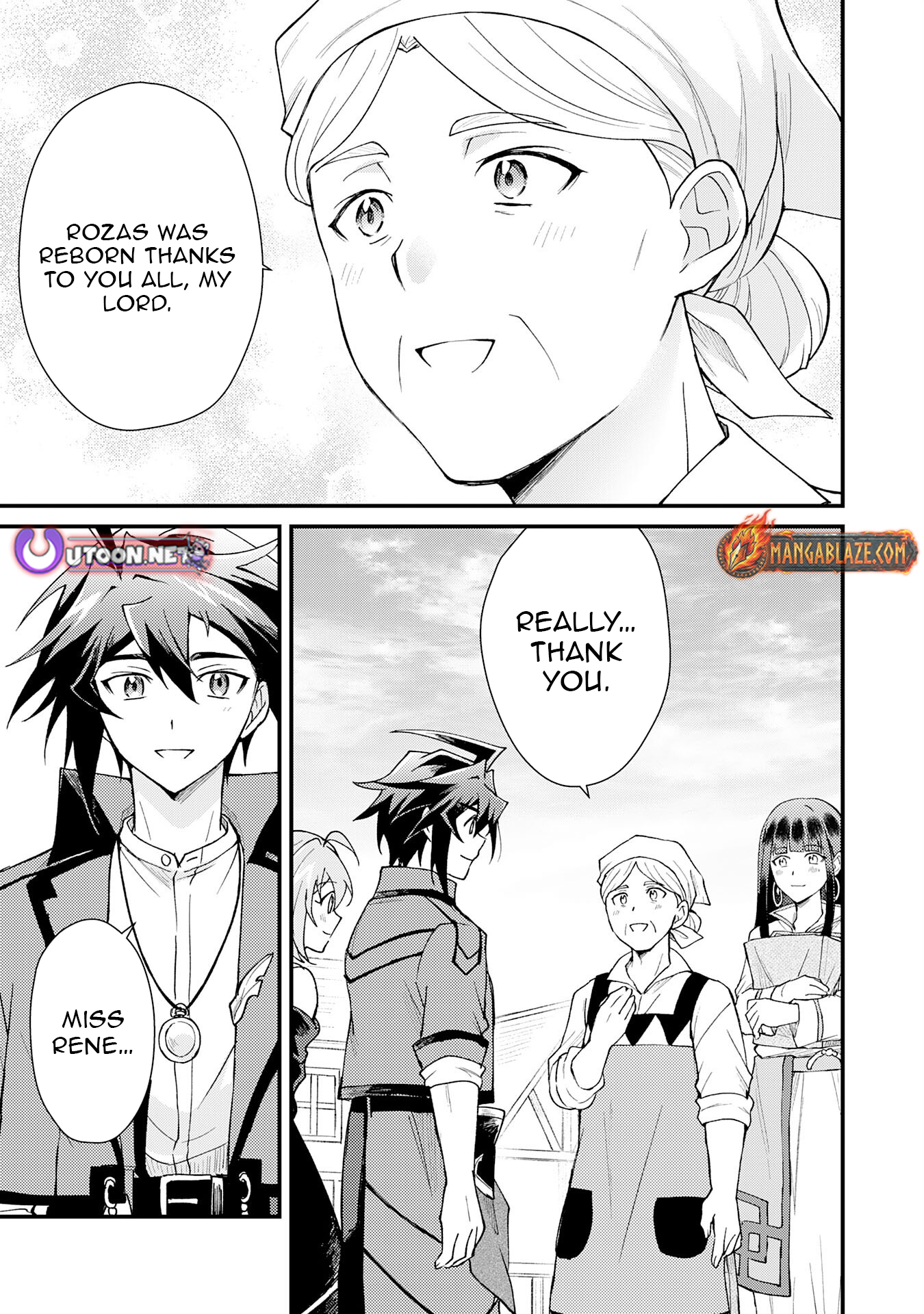 Tsuihou Kizoku wa, Hazure Skill "Kodai Shoukan" de Eirei-tachi to Henkyou Ryouchi wo Saikou suru ~Eirei-tachi wo Shoukan shitara Shitawareta no de, Saikyou Ryouchi wo Tsukuriagemasu~ – Chapter 25 – Page 34