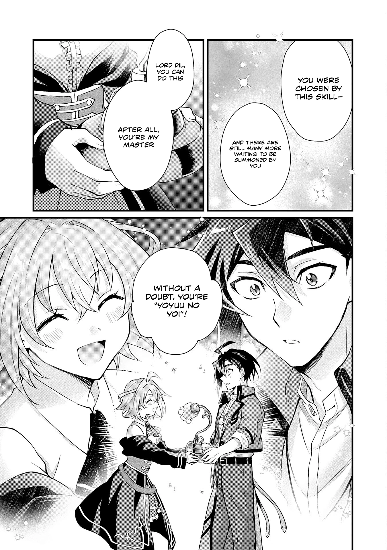 Tsuihou Kizoku wa, Hazure Skill "Kodai Shoukan" de Eirei-tachi to Henkyou Ryouchi wo Saikou suru ~Eirei-tachi wo Shoukan shitara Shitawareta no de, Saikyou Ryouchi wo Tsukuriagemasu~ – Chapter 02 – Page 29