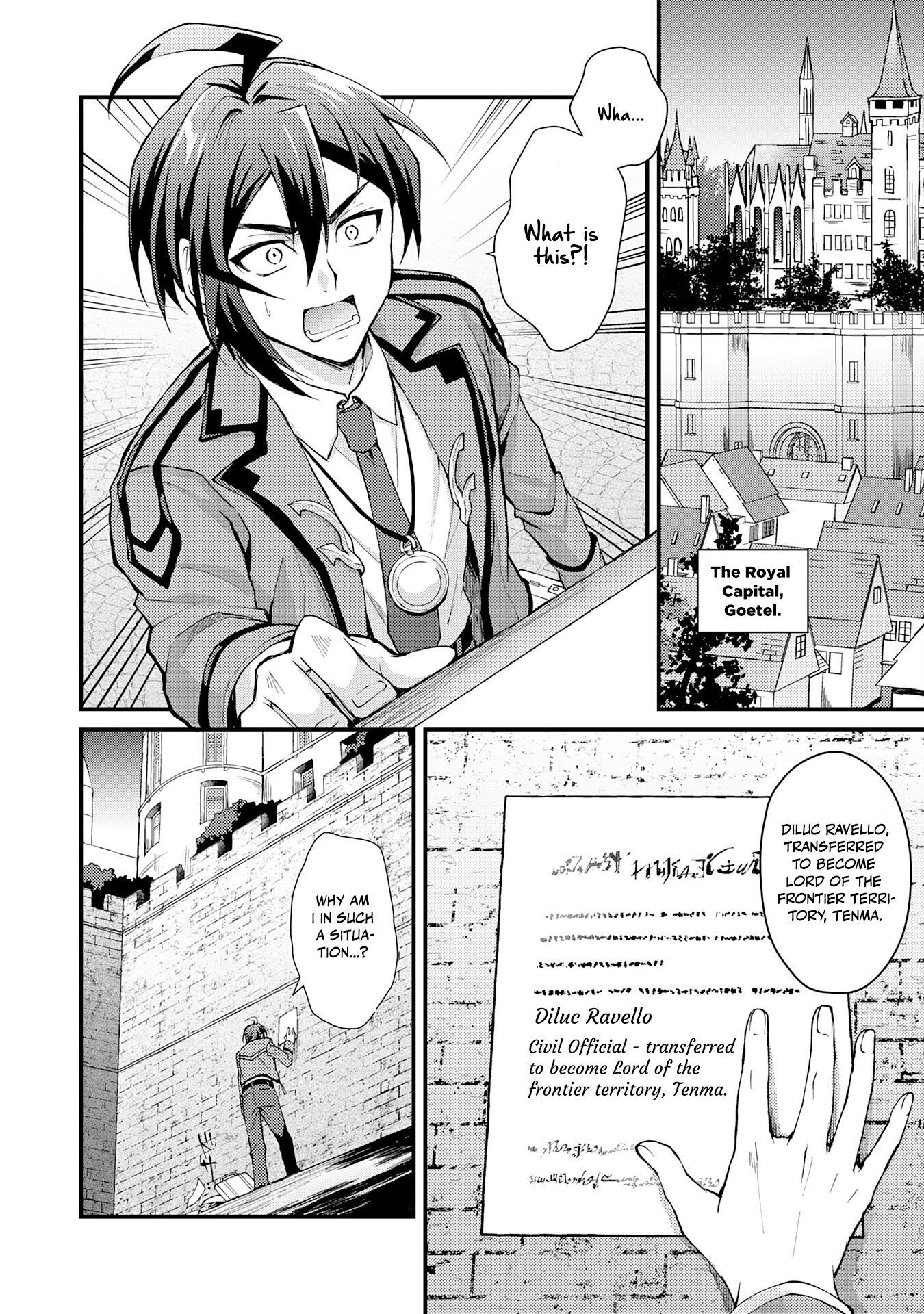 Tsuihou Kizoku wa, Hazure Skill "Kodai Shoukan" de Eirei-tachi to Henkyou Ryouchi wo Saikou suru ~Eirei-tachi wo Shoukan shitara Shitawareta no de, Saikyou Ryouchi wo Tsukuriagemasu~ – Chapter 01 – Page 4