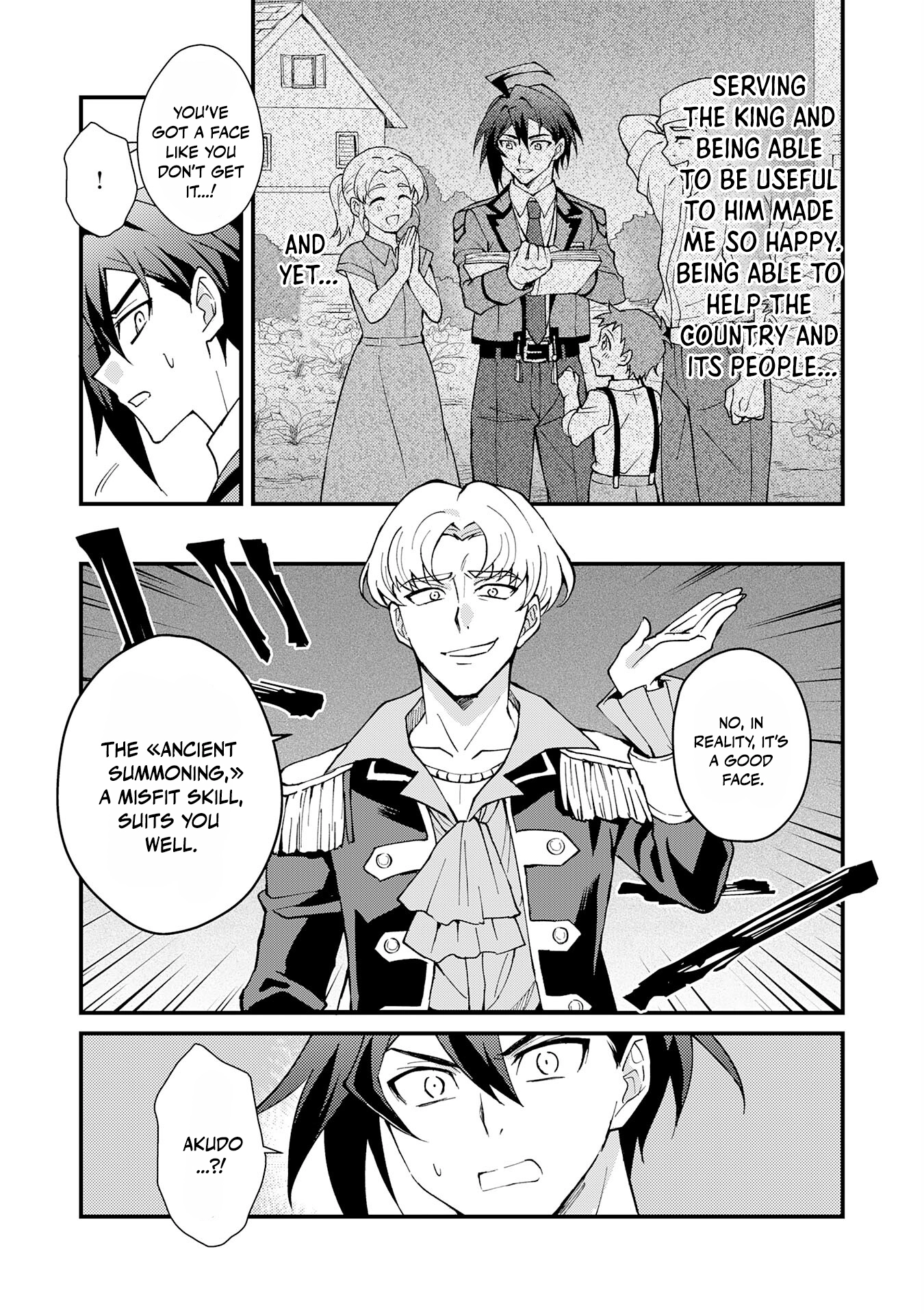 Tsuihou Kizoku wa, Hazure Skill "Kodai Shoukan" de Eirei-tachi to Henkyou Ryouchi wo Saikou suru ~Eirei-tachi wo Shoukan shitara Shitawareta no de, Saikyou Ryouchi wo Tsukuriagemasu~ – Chapter 01 – Page 7