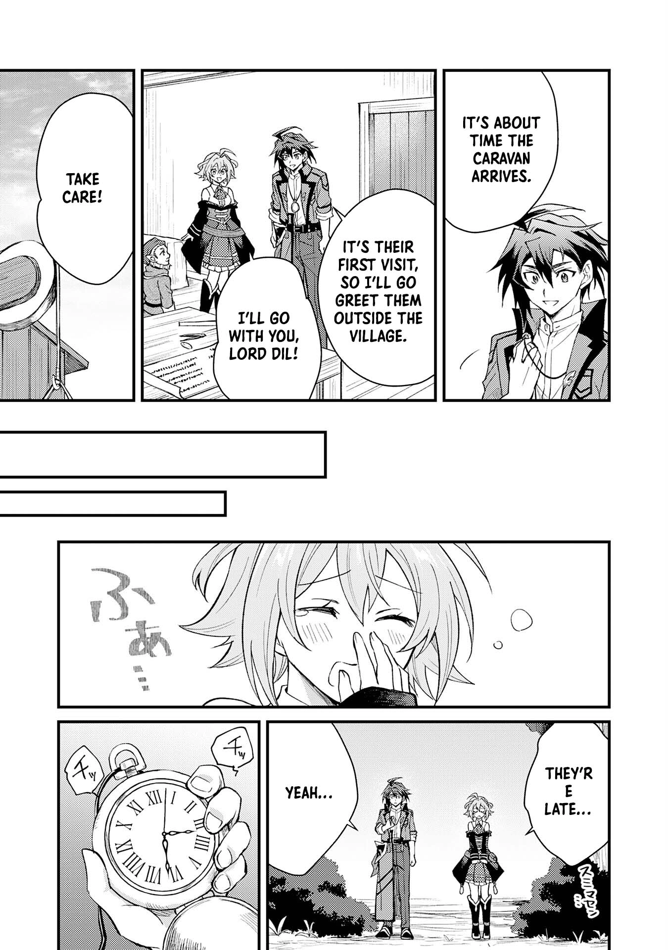 Tsuihou Kizoku wa, Hazure Skill "Kodai Shoukan" de Eirei-tachi to Henkyou Ryouchi wo Saikou suru ~Eirei-tachi wo Shoukan shitara Shitawareta no de, Saikyou Ryouchi wo Tsukuriagemasu~ – Chapter 06 – Page 29