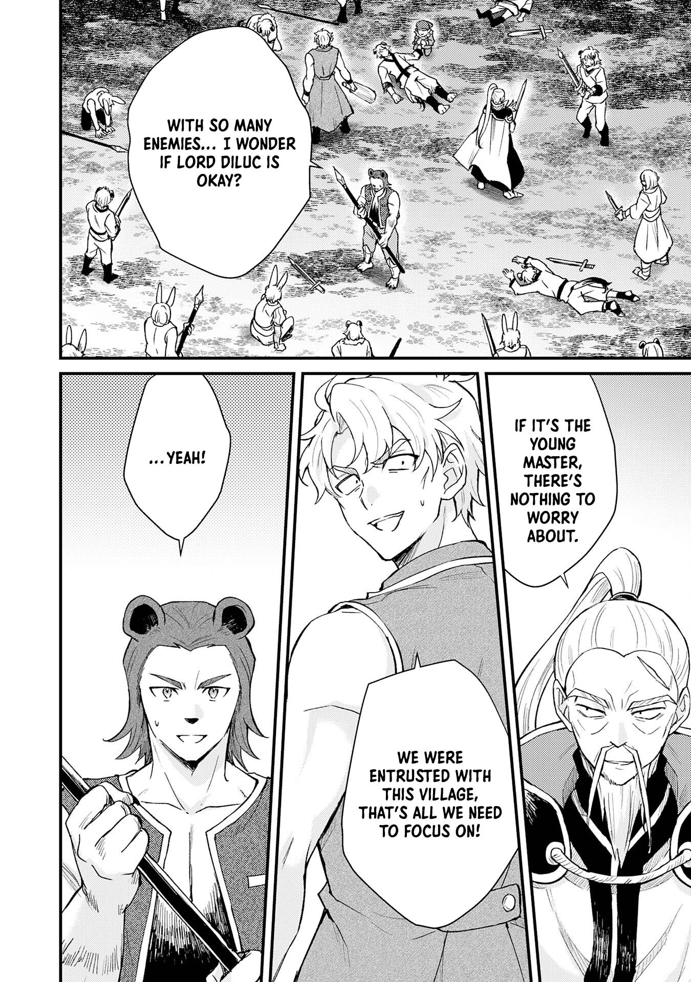 Tsuihou Kizoku wa, Hazure Skill "Kodai Shoukan" de Eirei-tachi to Henkyou Ryouchi wo Saikou suru ~Eirei-tachi wo Shoukan shitara Shitawareta no de, Saikyou Ryouchi wo Tsukuriagemasu~ – Chapter 15 – Page 4