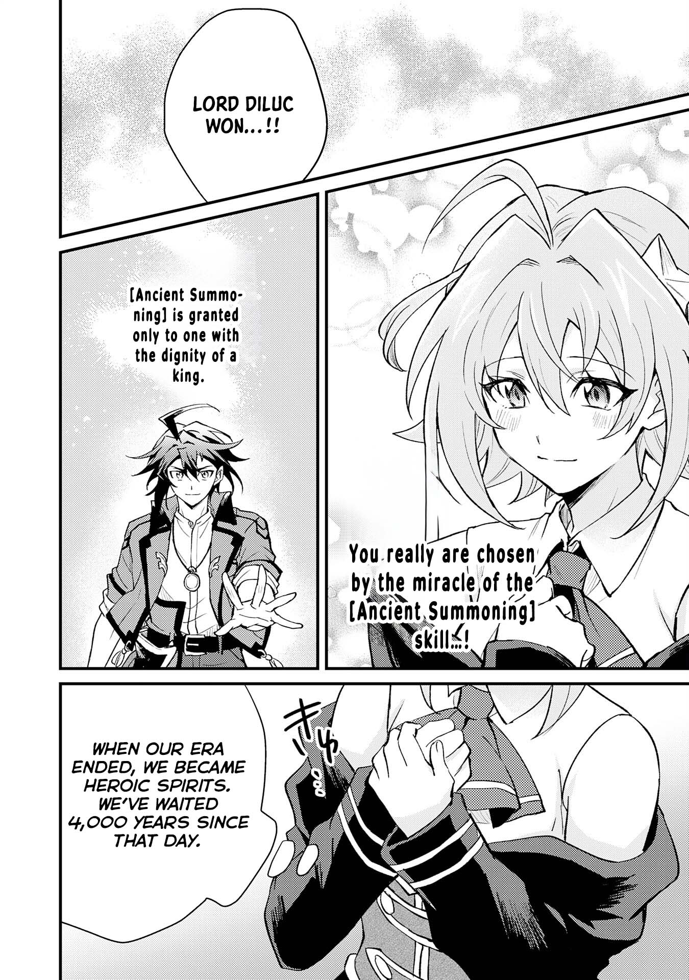 Tsuihou Kizoku wa, Hazure Skill "Kodai Shoukan" de Eirei-tachi to Henkyou Ryouchi wo Saikou suru ~Eirei-tachi wo Shoukan shitara Shitawareta no de, Saikyou Ryouchi wo Tsukuriagemasu~ – Chapter 15 – Page 32