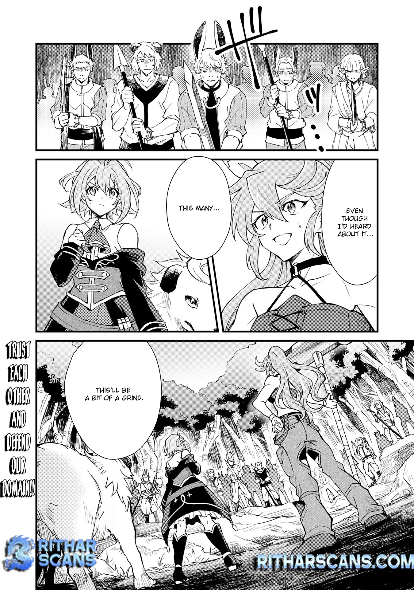 Tsuihou Kizoku wa, Hazure Skill "Kodai Shoukan" de Eirei-tachi to Henkyou Ryouchi wo Saikou suru ~Eirei-tachi wo Shoukan shitara Shitawareta no de, Saikyou Ryouchi wo Tsukuriagemasu~ – Chapter 14 – Page 34