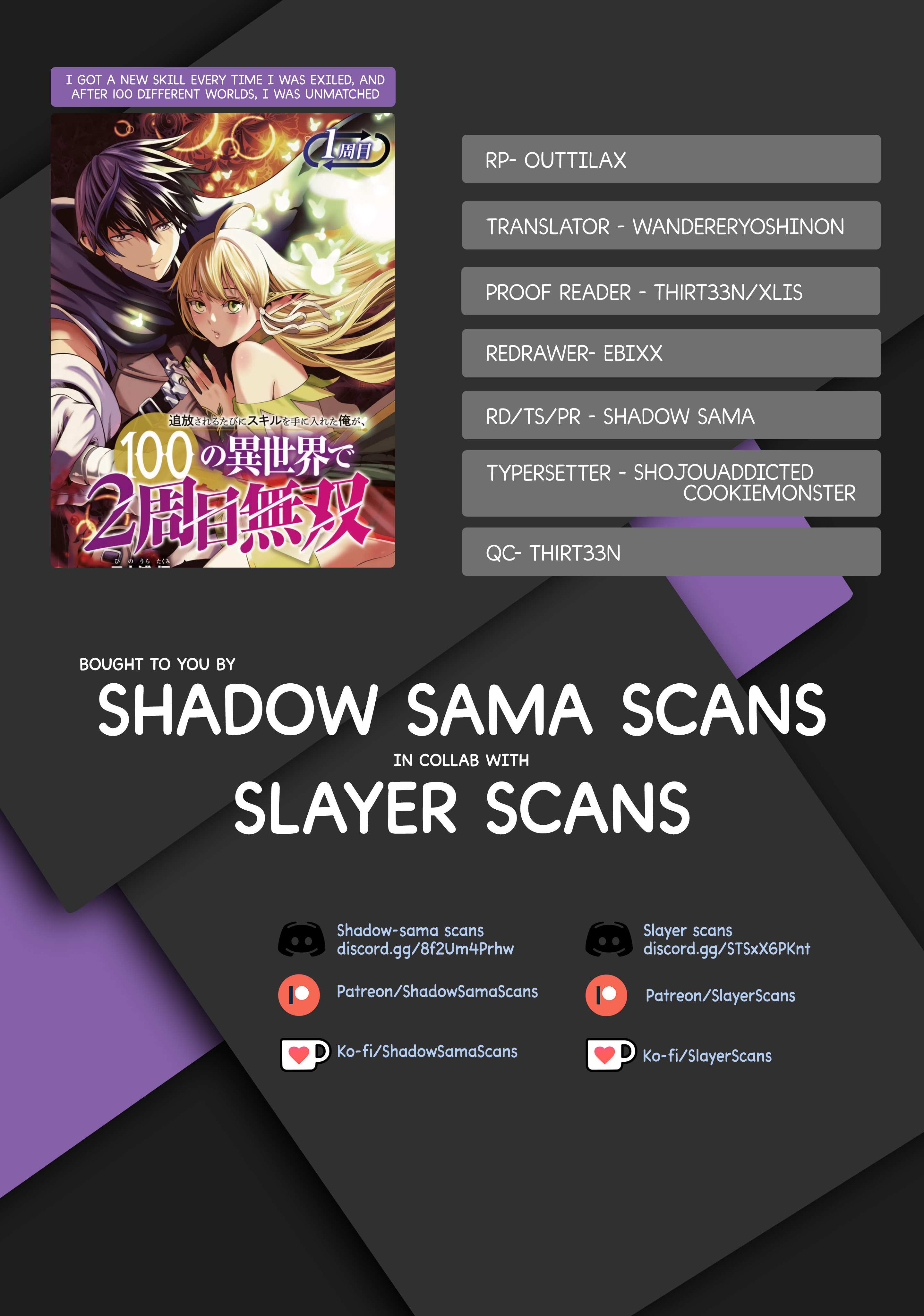 Tsuihou Sareru Tabi ni Skill wo Te ni Ireta Ore ga, 100 no Isekai de 2-shuume Musou – Chapter 10.2 – Page 2