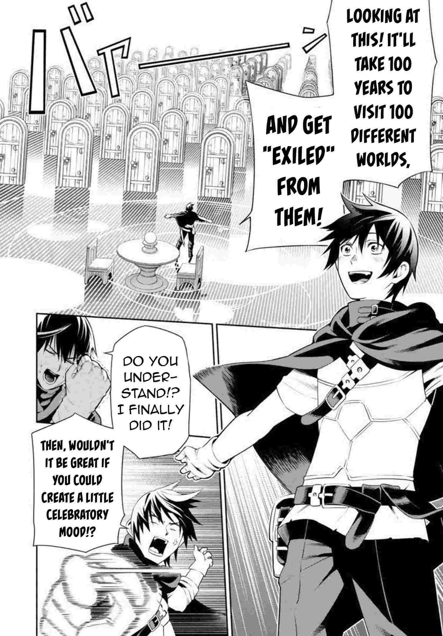 Tsuihou Sareru Tabi ni Skill wo Te ni Ireta Ore ga, 100 no Isekai de 2-shuume Musou – Chapter 2 – Page 6