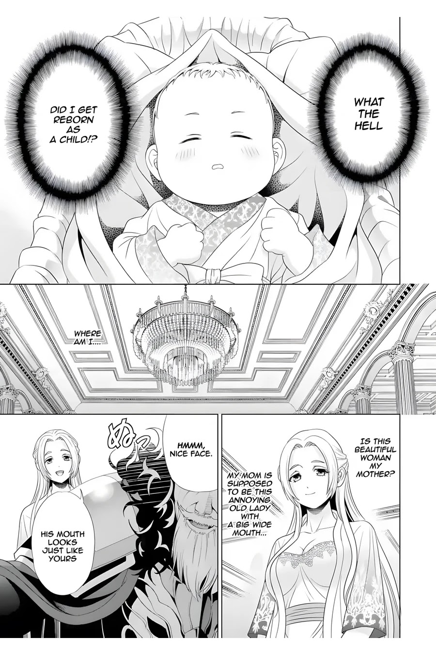 Kizoku Tensei ~Megumareta Umare kara Saikyou no Chikara o Eru~ – Chapter 1 – Page 3