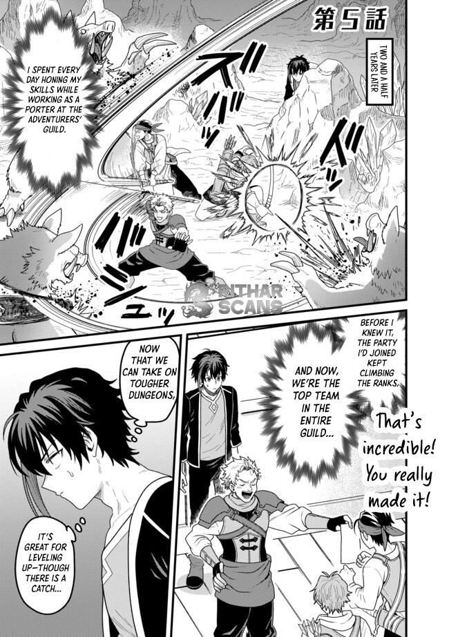 Zen Jidou Mahou [Auto Magic] no Cost Performance Musou - "Seichou Speed ga Chou Osoi" to Tsuihou Sareta ga, Houchishite mo Keikenchi ga Atsumaru Mitai Desu – Chapter 05.1 – Page 1