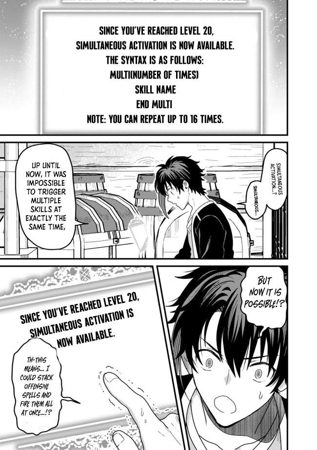 Zen Jidou Mahou [Auto Magic] no Cost Performance Musou - "Seichou Speed ga Chou Osoi" to Tsuihou Sareta ga, Houchishite mo Keikenchi ga Atsumaru Mitai Desu – Chapter 05.1 – Page 5