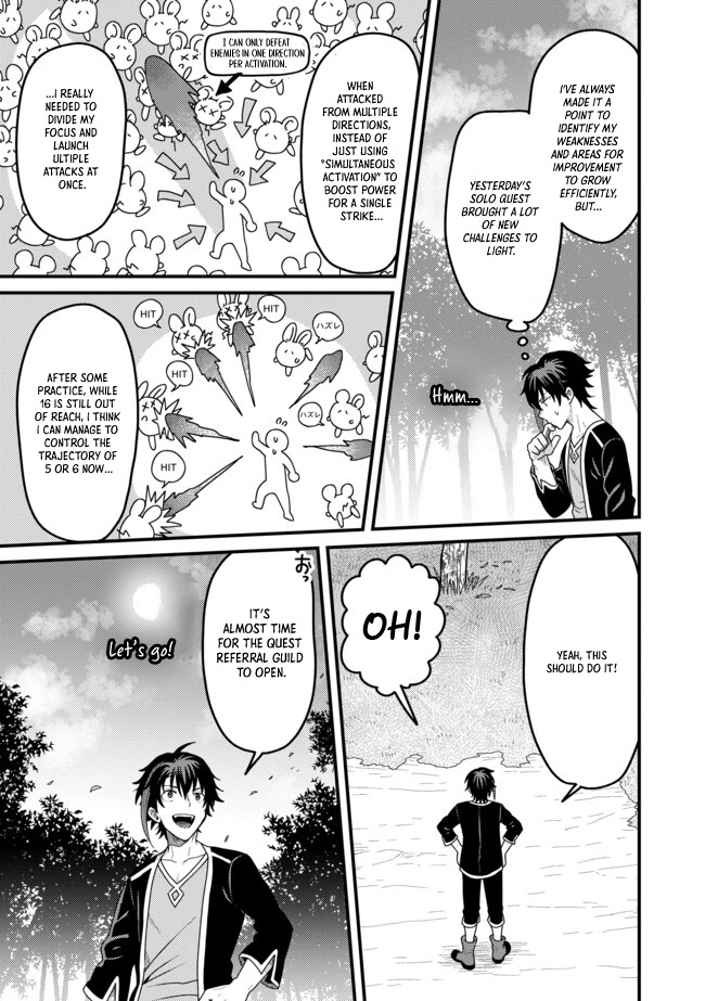 Zen Jidou Mahou [Auto Magic] no Cost Performance Musou - "Seichou Speed ga Chou Osoi" to Tsuihou Sareta ga, Houchishite mo Keikenchi ga Atsumaru Mitai Desu – Chapter 06.1 – Page 9