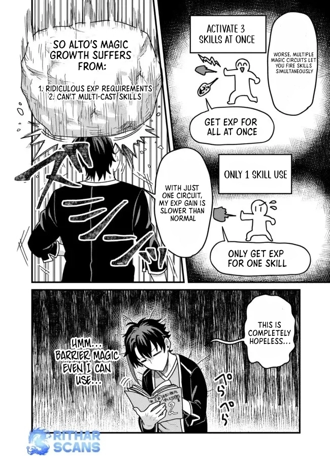 Zen Jidou Mahou [Auto Magic] no Cost Performance Musou - "Seichou Speed ga Chou Osoi" to Tsuihou Sareta ga, Houchishite mo Keikenchi ga Atsumaru Mitai Desu – Chapter 02.2 – Page 12