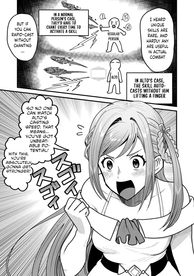 Zen Jidou Mahou [Auto Magic] no Cost Performance Musou - "Seichou Speed ga Chou Osoi" to Tsuihou Sareta ga, Houchishite mo Keikenchi ga Atsumaru Mitai Desu – Chapter 03.1 – Page 3