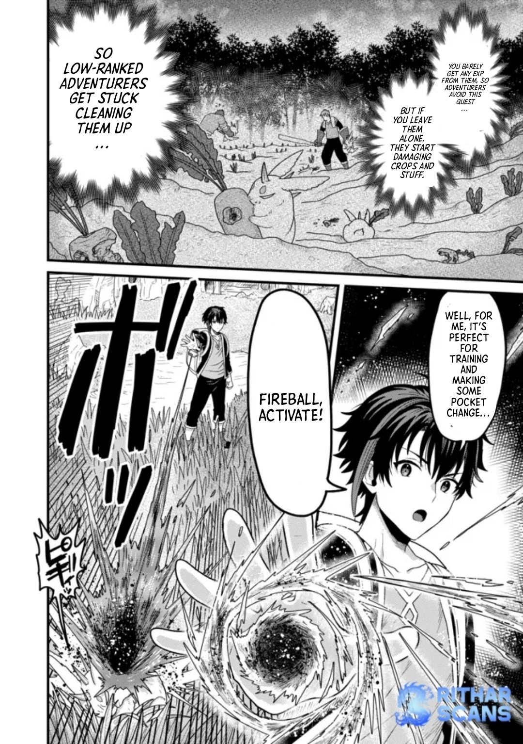 Zen Jidou Mahou [Auto Magic] no Cost Performance Musou - "Seichou Speed ga Chou Osoi" to Tsuihou Sareta ga, Houchishite mo Keikenchi ga Atsumaru Mitai Desu – Chapter 04.1 – Page 8