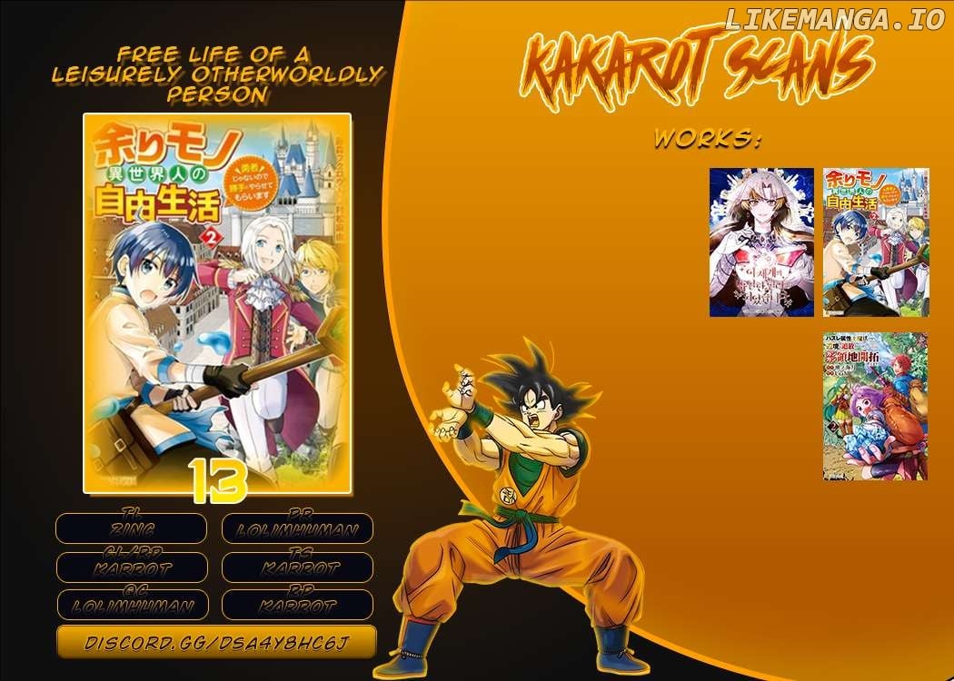 Amarimono Isekaijin no Jiyuu Seikatsu ~Yuusha ja Nai no de Katteni Yarasete Moraimasu~ – Chapter 13 – Page 1