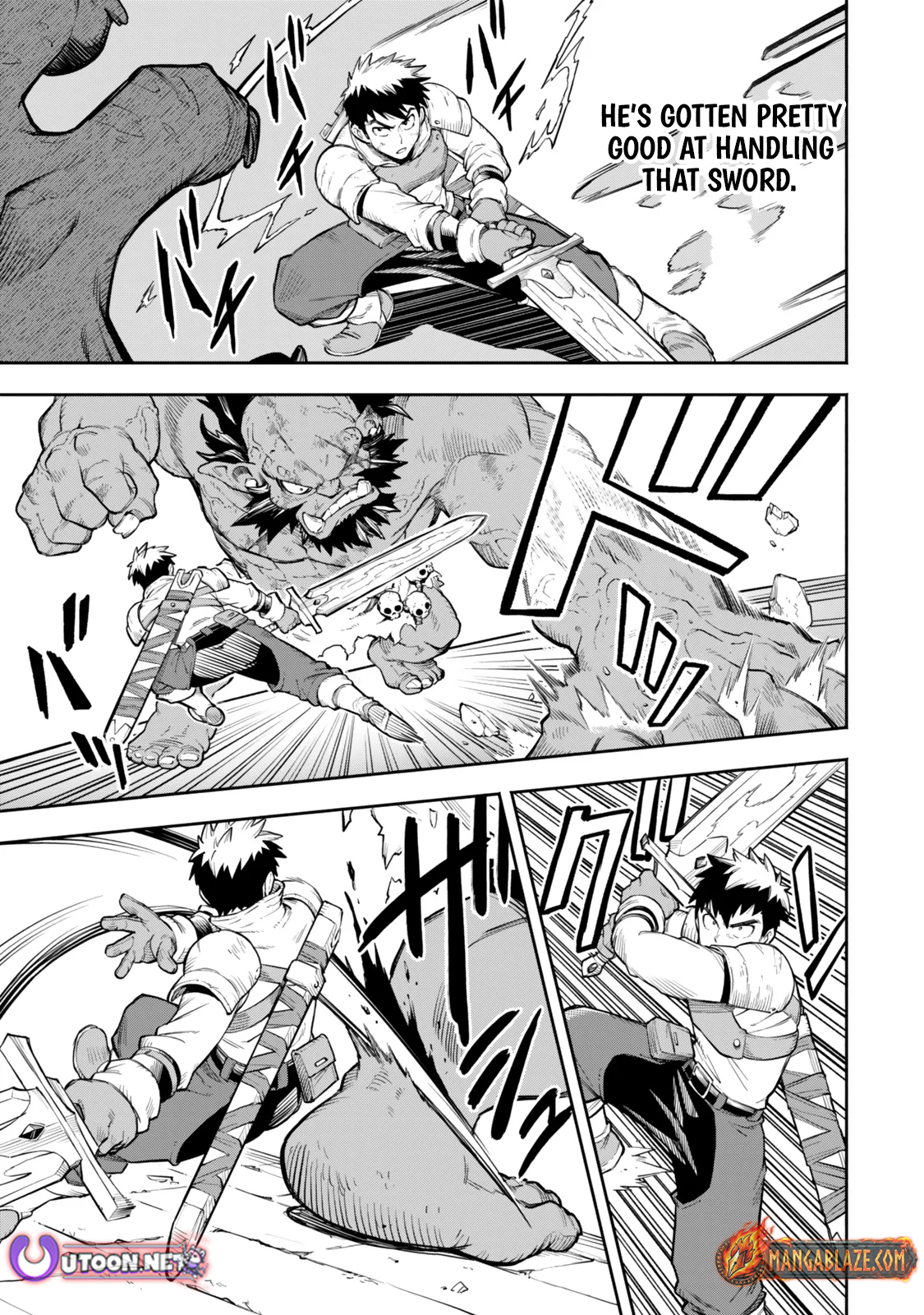 Hazure Skill Level Up no Sei de Party wo Tsuihou Sareta Shounen wa, Level wo Agete Butsuri de Naguru – Chapter 8.1 – Page 14