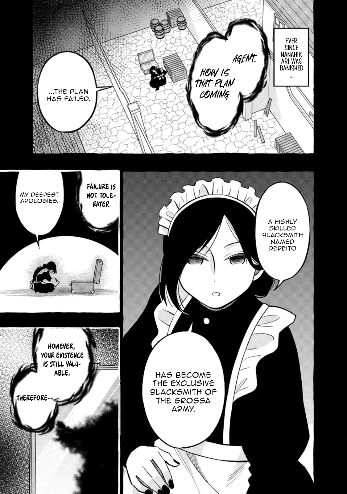 Tsuihou Sareta Ossan Kajishi, Nazeka Densetsu no Daimyouko ni Naru – Chapter 11.1 – Page 2