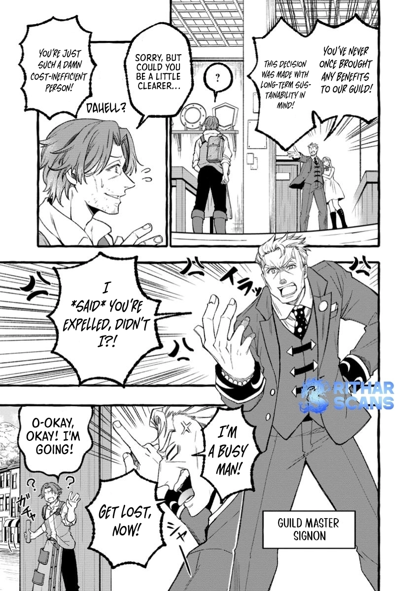 Tsuihou Sareta Ossan Kajishi, Nazeka Densetsu no Daimyouko ni Naru – Chapter 01 – Page 5