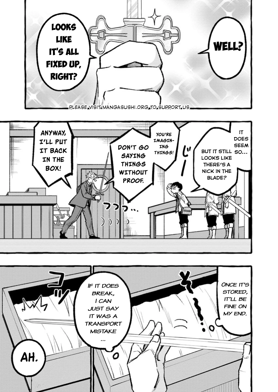 Tsuihou Sareta Ossan Kajishi, Nazeka Densetsu no Daimyouko ni Naru – Chapter 02.2 – Page 6