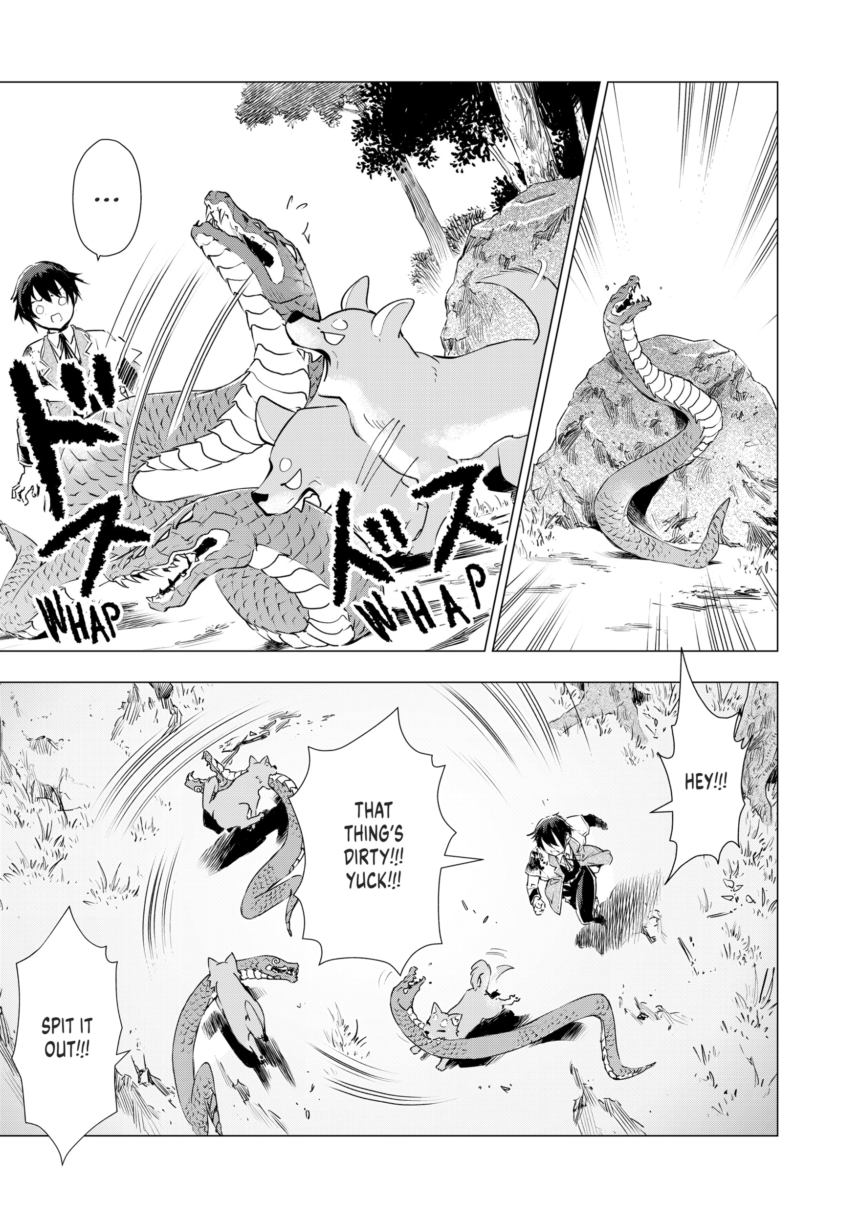 Uchi no Inu ga Tsuyosugirun desu ga?! ~ Tensei Shitara Megami-sama no Shukufuku de Sekai wo Sukuu Koto ni narimashita – Chapter 02 – Page 8