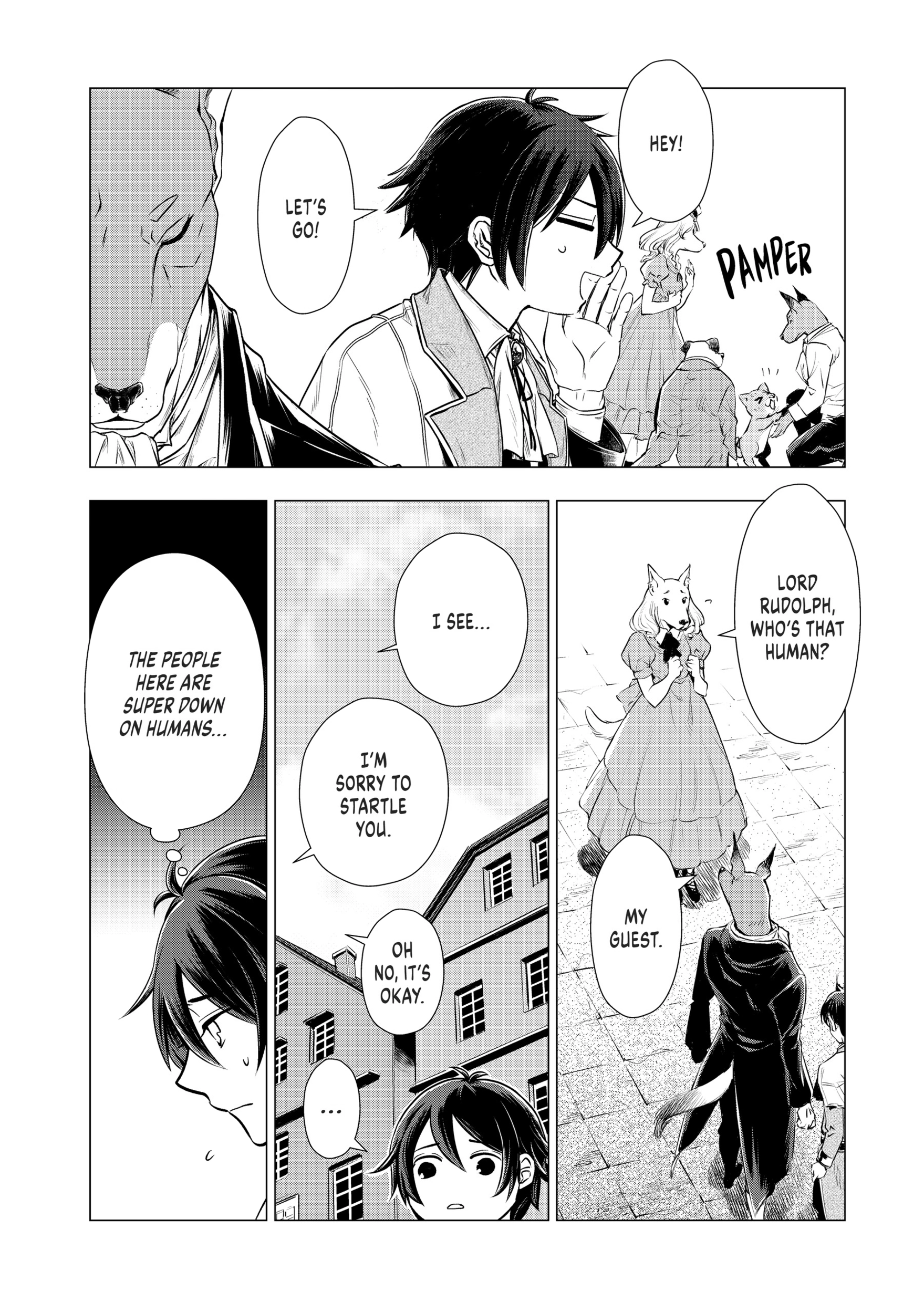 Uchi no Inu ga Tsuyosugirun desu ga?! ~ Tensei Shitara Megami-sama no Shukufuku de Sekai wo Sukuu Koto ni narimashita – Chapter 04 – Page 2