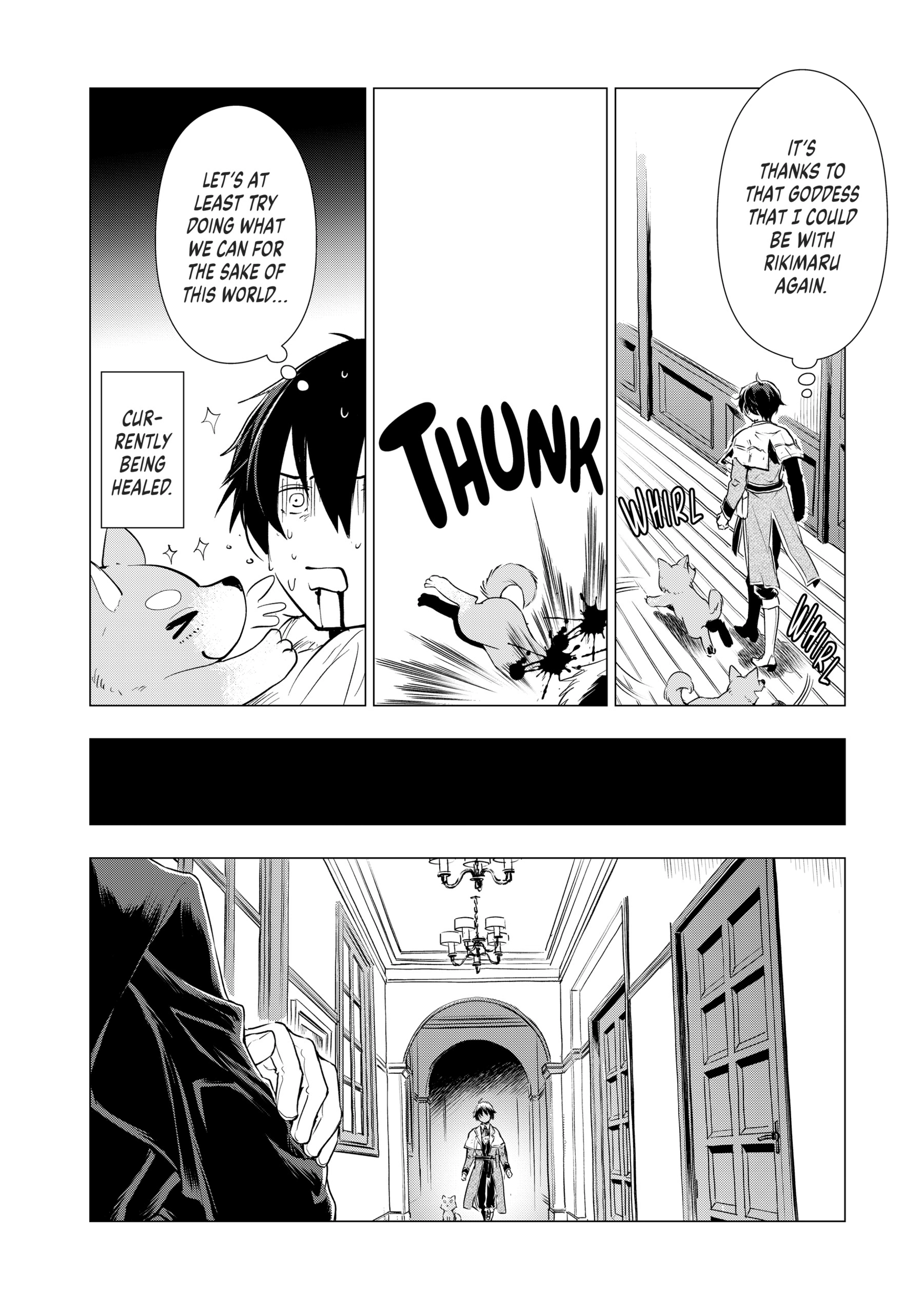 Uchi no Inu ga Tsuyosugirun desu ga?! ~ Tensei Shitara Megami-sama no Shukufuku de Sekai wo Sukuu Koto ni narimashita – Chapter 04 – Page 16