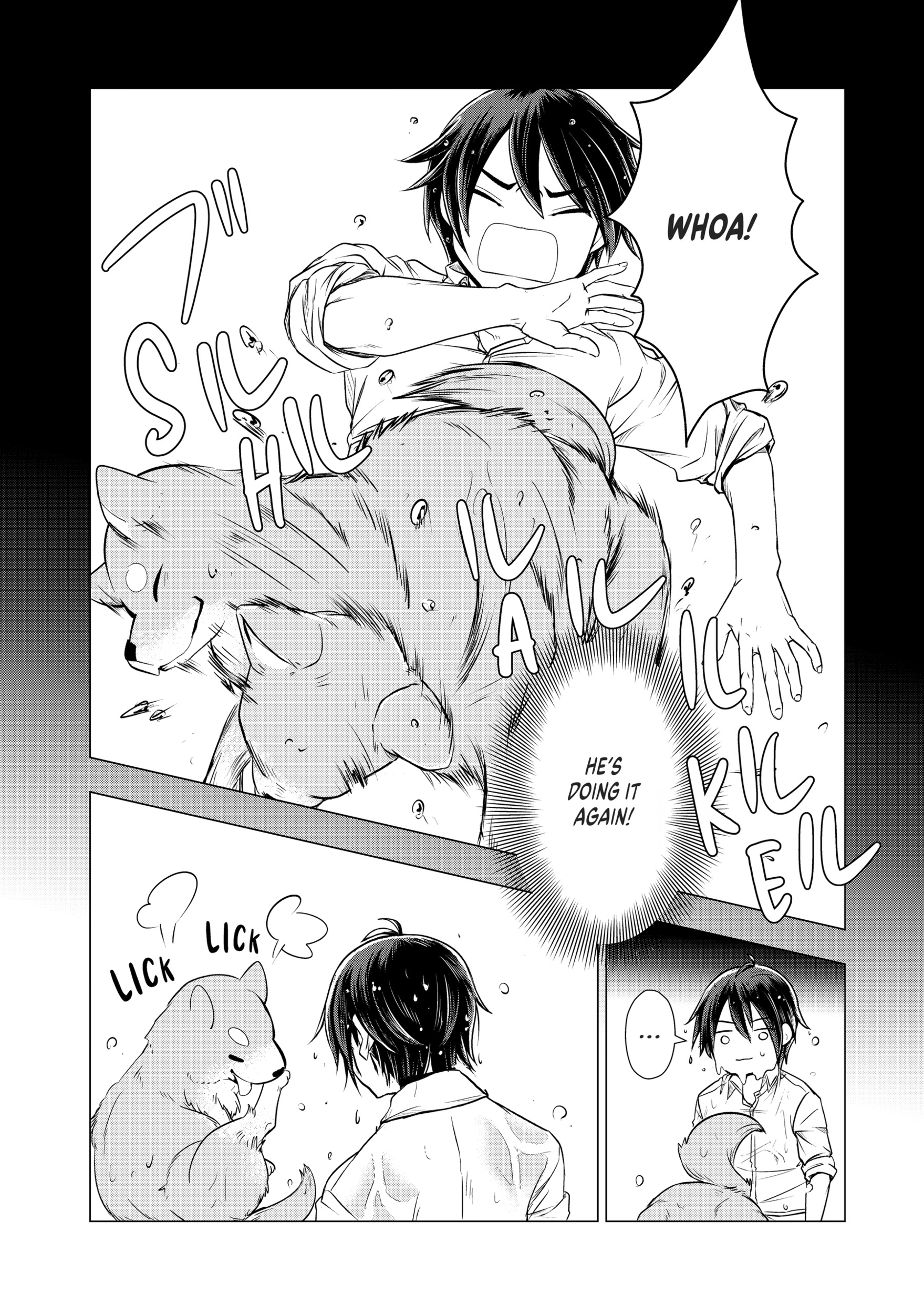 Uchi no Inu ga Tsuyosugirun desu ga?! ~ Tensei Shitara Megami-sama no Shukufuku de Sekai wo Sukuu Koto ni narimashita – Chapter 03 – Page 4