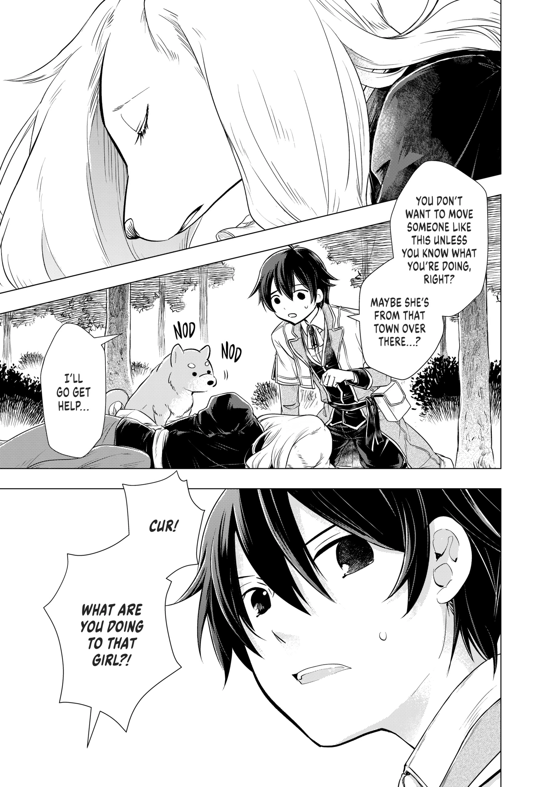 Uchi no Inu ga Tsuyosugirun desu ga?! ~ Tensei Shitara Megami-sama no Shukufuku de Sekai wo Sukuu Koto ni narimashita – Chapter 03 – Page 7