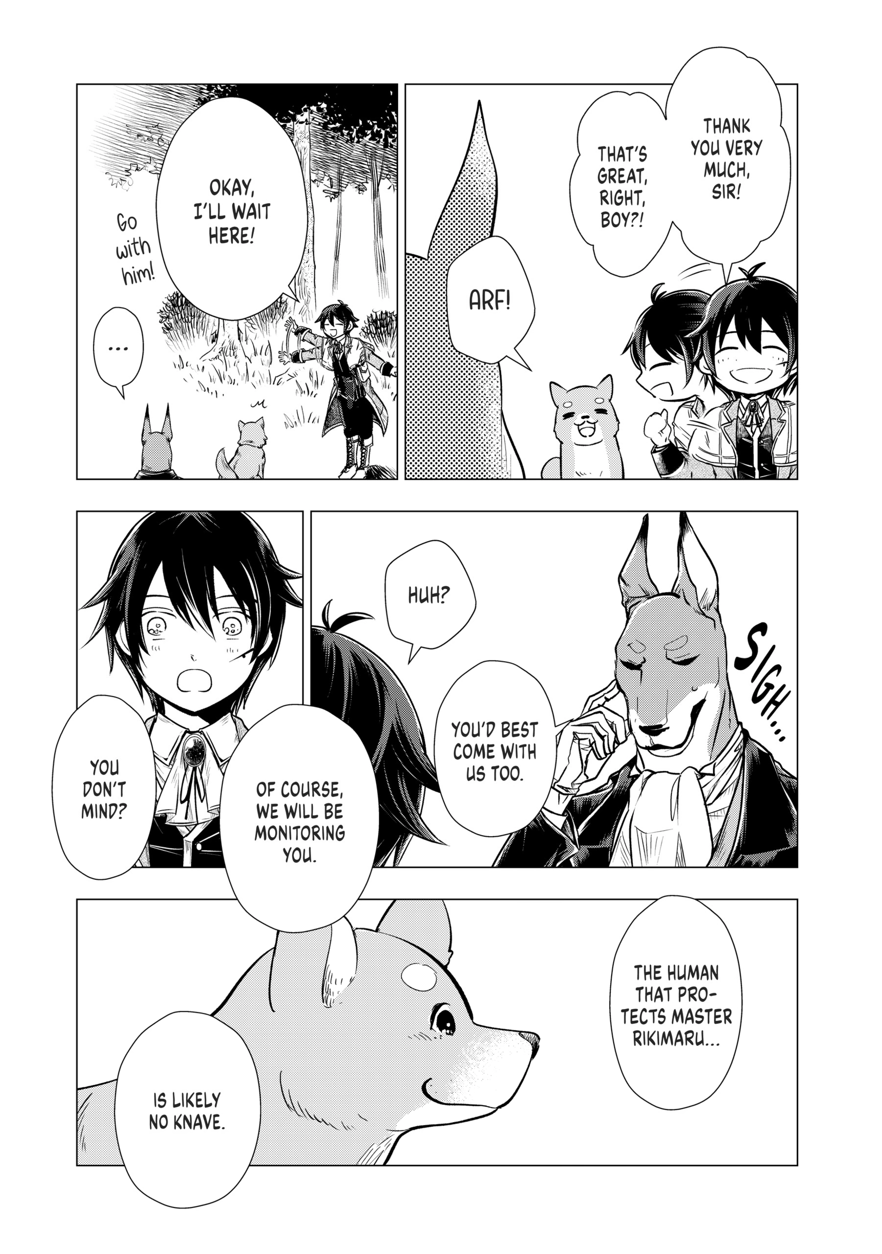 Uchi no Inu ga Tsuyosugirun desu ga?! ~ Tensei Shitara Megami-sama no Shukufuku de Sekai wo Sukuu Koto ni narimashita – Chapter 03 – Page 13