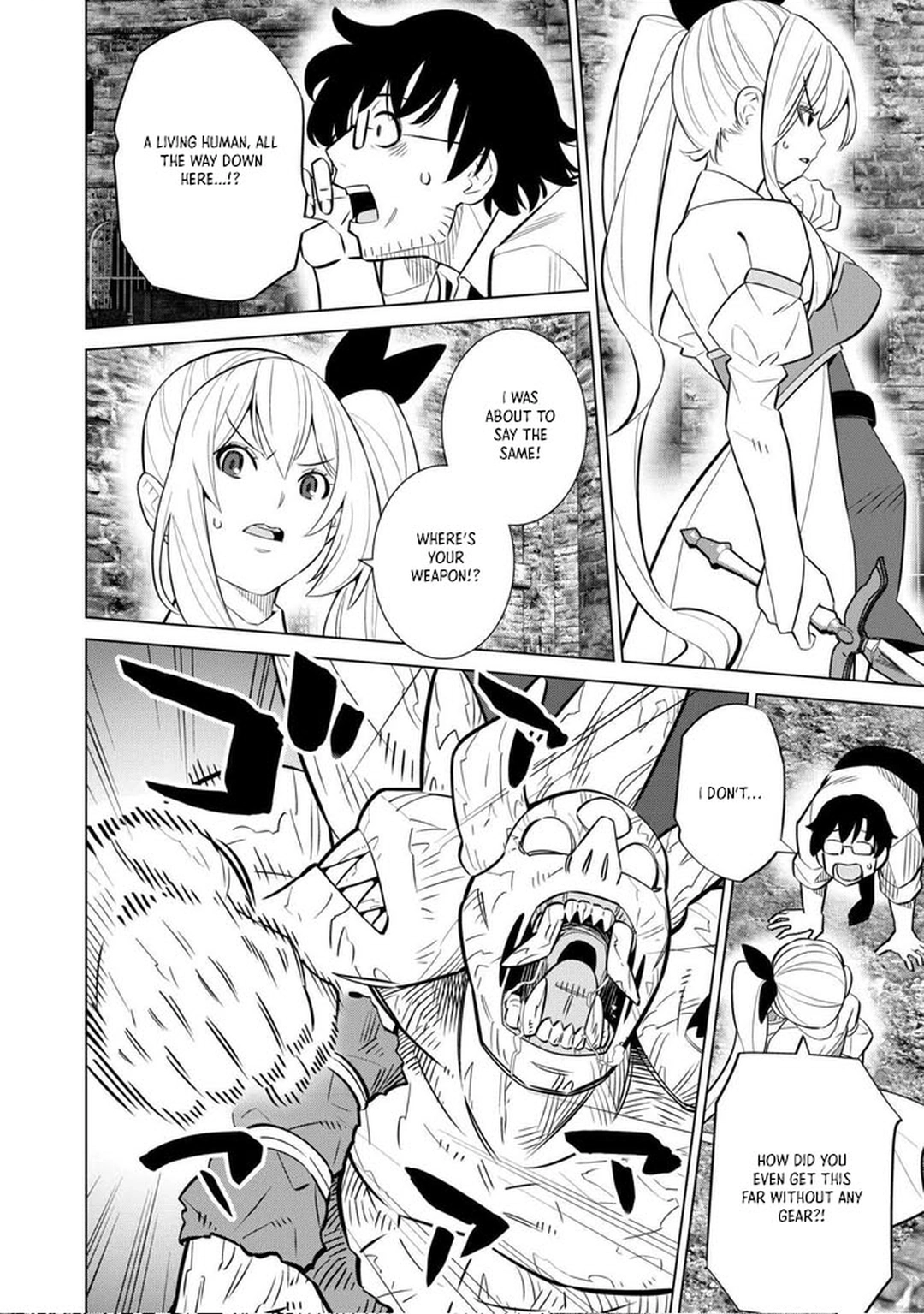 The Middle-Aged Man Cast into the 'Abyss' Where No One Ever Returns Accidentally Deciphers a Code and Becomes the Wielder of an Unknown Relic! – Chapter 02 – Page 2