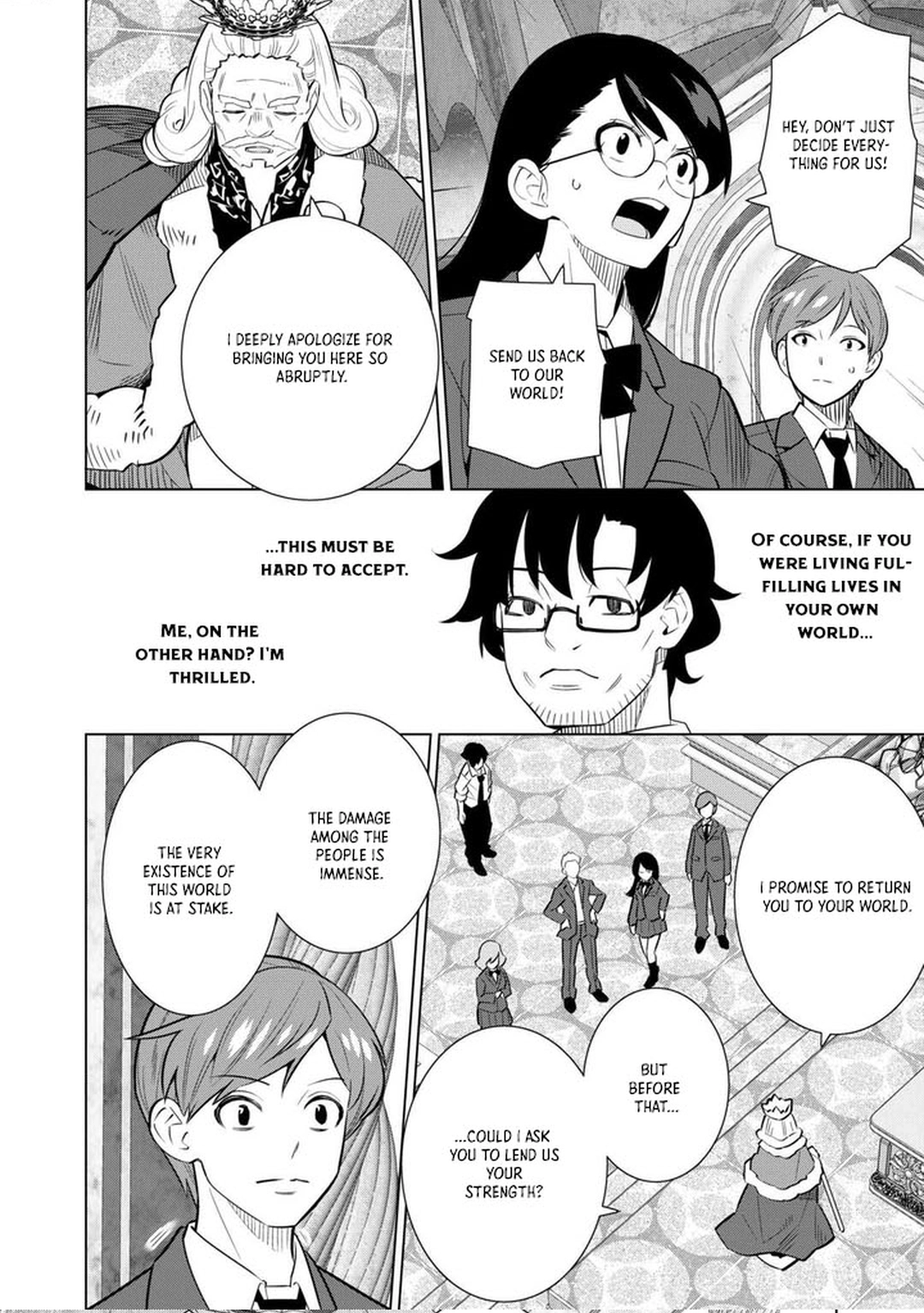 The Middle-Aged Man Cast into the 'Abyss' Where No One Ever Returns Accidentally Deciphers a Code and Becomes the Wielder of an Unknown Relic! – Chapter 01 – Page 8