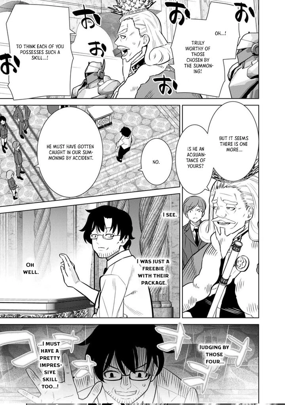 The Middle-Aged Man Cast into the 'Abyss' Where No One Ever Returns Accidentally Deciphers a Code and Becomes the Wielder of an Unknown Relic! – Chapter 01 – Page 11