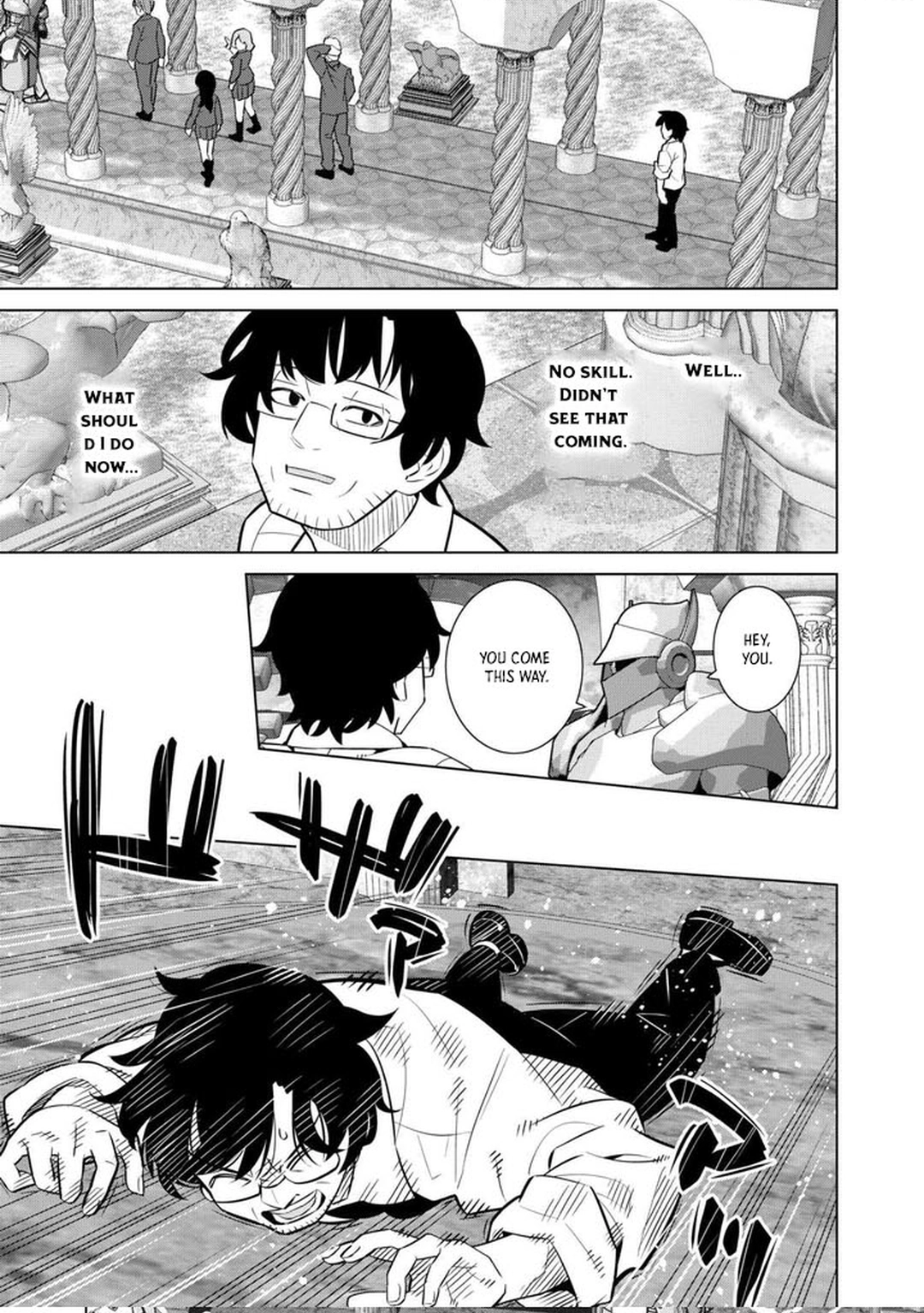 The Middle-Aged Man Cast into the 'Abyss' Where No One Ever Returns Accidentally Deciphers a Code and Becomes the Wielder of an Unknown Relic! – Chapter 01 – Page 13