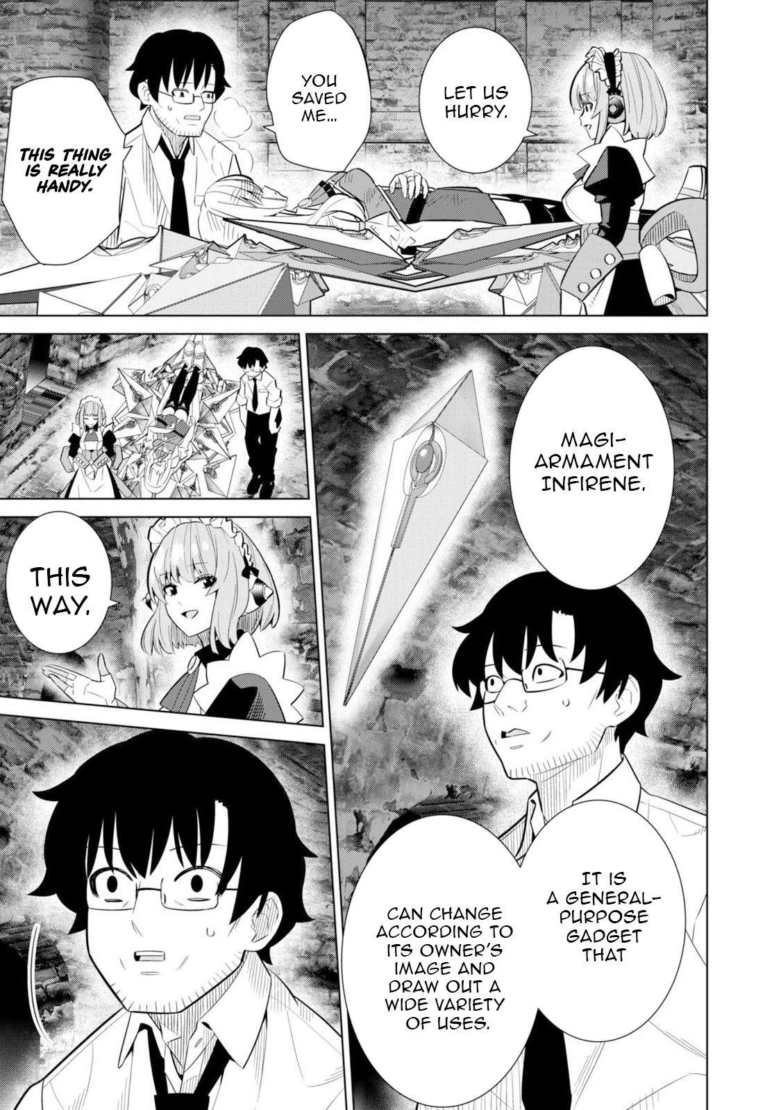 The Middle-Aged Man Cast into the 'Abyss' Where No One Ever Returns Accidentally Deciphers a Code and Becomes the Wielder of an Unknown Relic! – Chapter 03 – Page 6