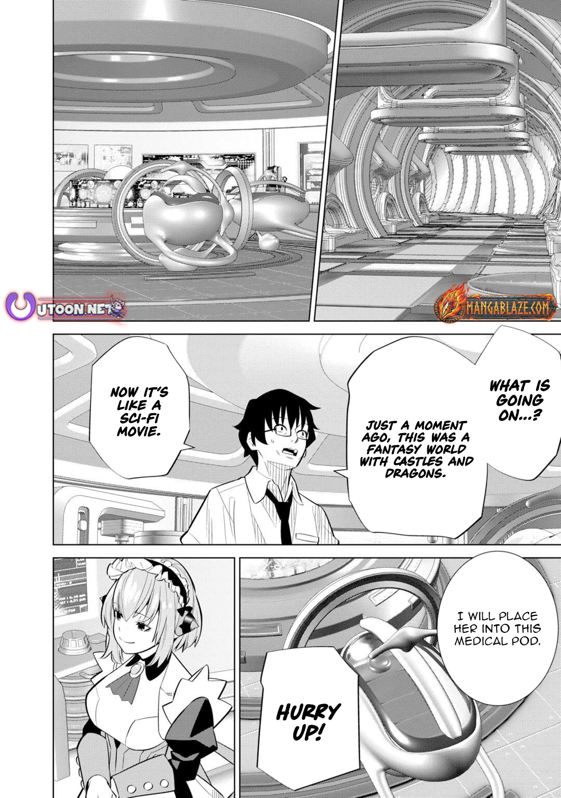 The Middle-Aged Man Cast into the 'Abyss' Where No One Ever Returns Accidentally Deciphers a Code and Becomes the Wielder of an Unknown Relic! – Chapter 03 – Page 9