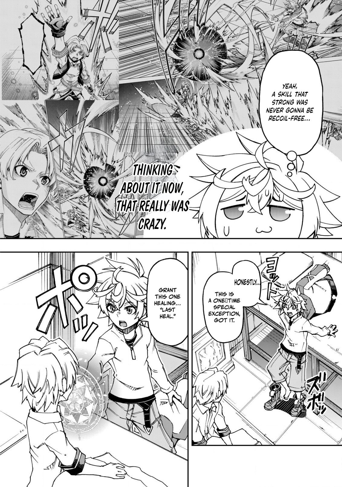 Otasuke Kyara ni Tensei Shitanode, Game Chishiki de Musou suru - Unmei wo Nejifusete, Saikyou wo Mezasou to Omoimasu – Chapter 10.1 – Page 5