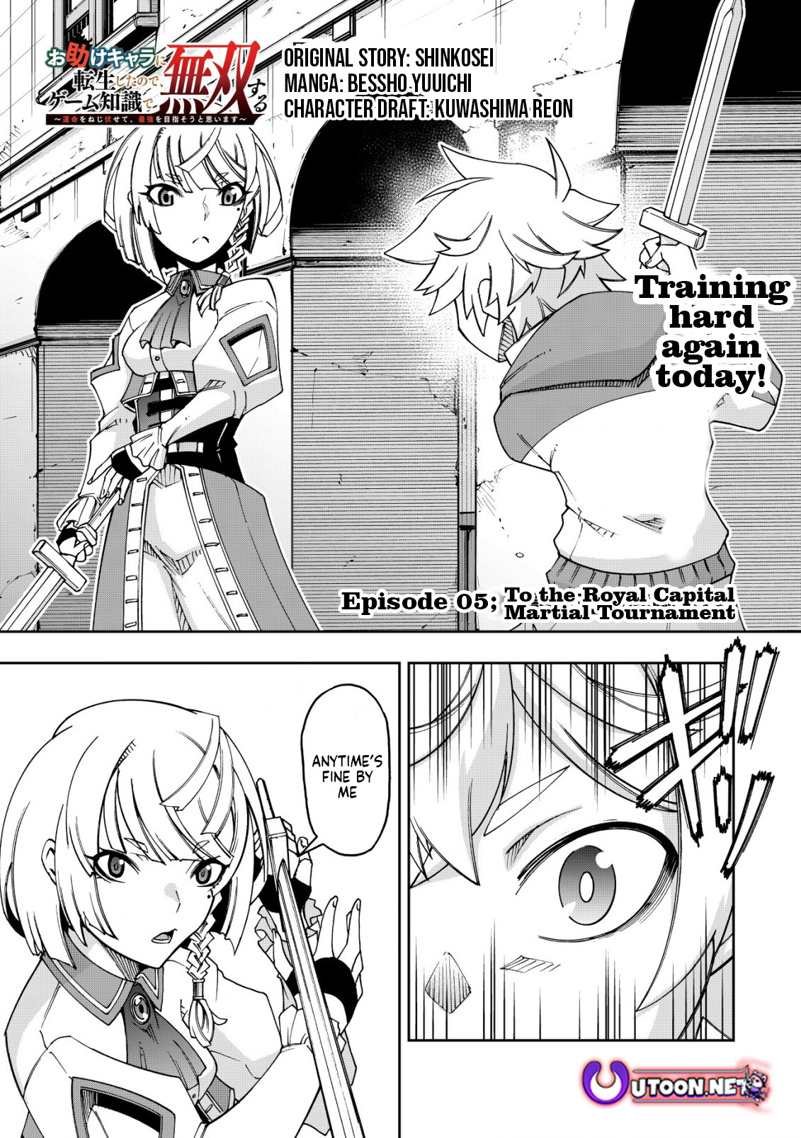 Otasuke Kyara ni Tensei Shitanode, Game Chishiki de Musou suru - Unmei wo Nejifusete, Saikyou wo Mezasou to Omoimasu – Chapter 5 – Page 2