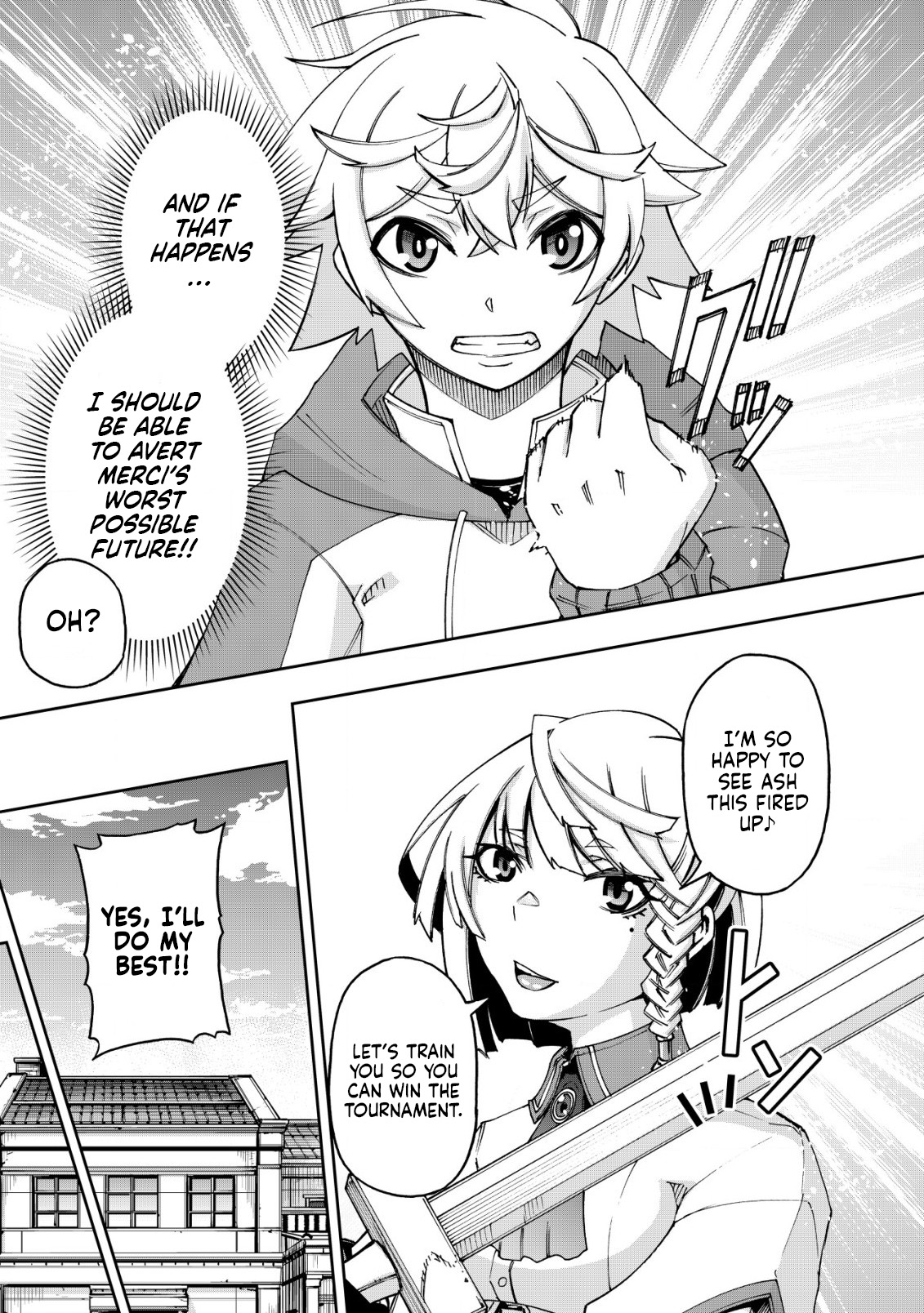 Otasuke Kyara ni Tensei Shitanode, Game Chishiki de Musou suru - Unmei wo Nejifusete, Saikyou wo Mezasou to Omoimasu – Chapter 5 – Page 12