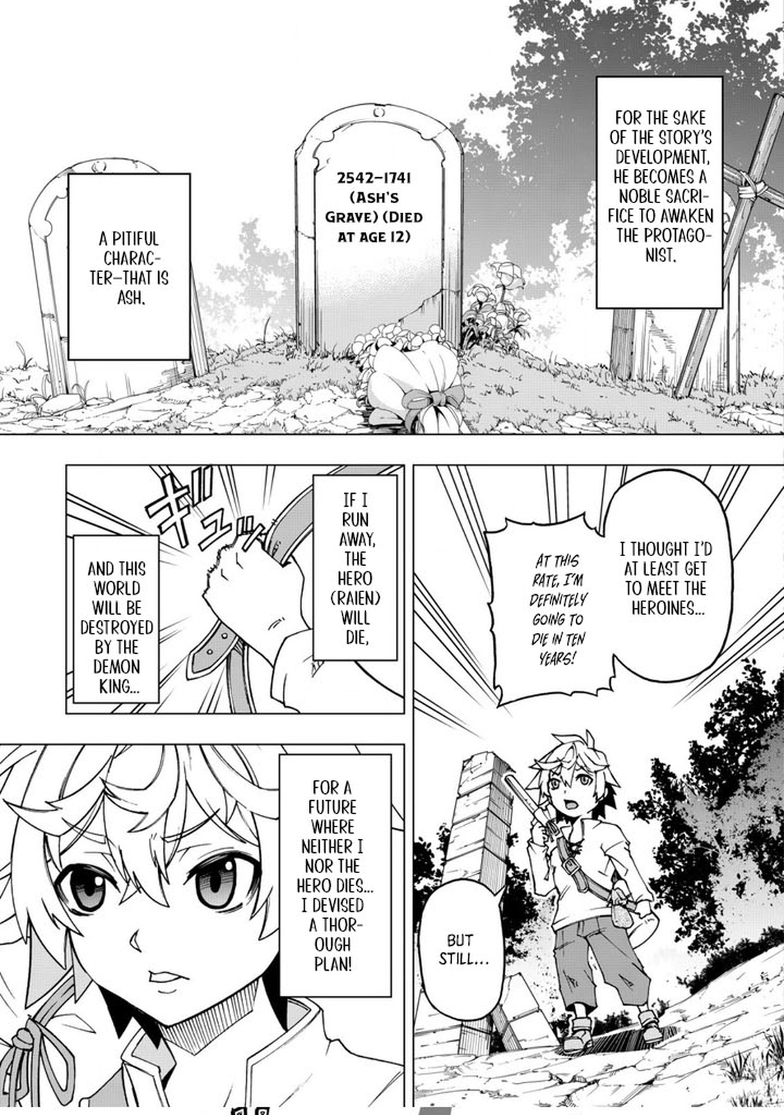 Otasuke Kyara ni Tensei Shitanode, Game Chishiki de Musou suru - Unmei wo Nejifusete, Saikyou wo Mezasou to Omoimasu – Chapter 1 – Page 11