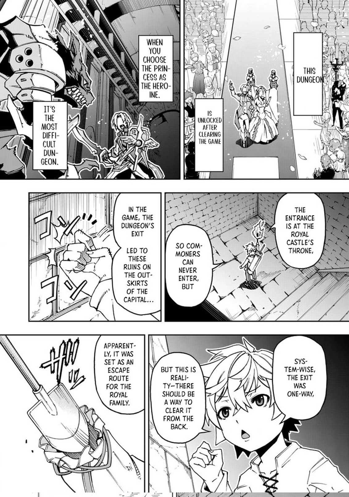 Otasuke Kyara ni Tensei Shitanode, Game Chishiki de Musou suru - Unmei wo Nejifusete, Saikyou wo Mezasou to Omoimasu – Chapter 1 – Page 14